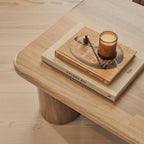 Alina - Washed Wood Rectangular Large Wooden Coffee Table