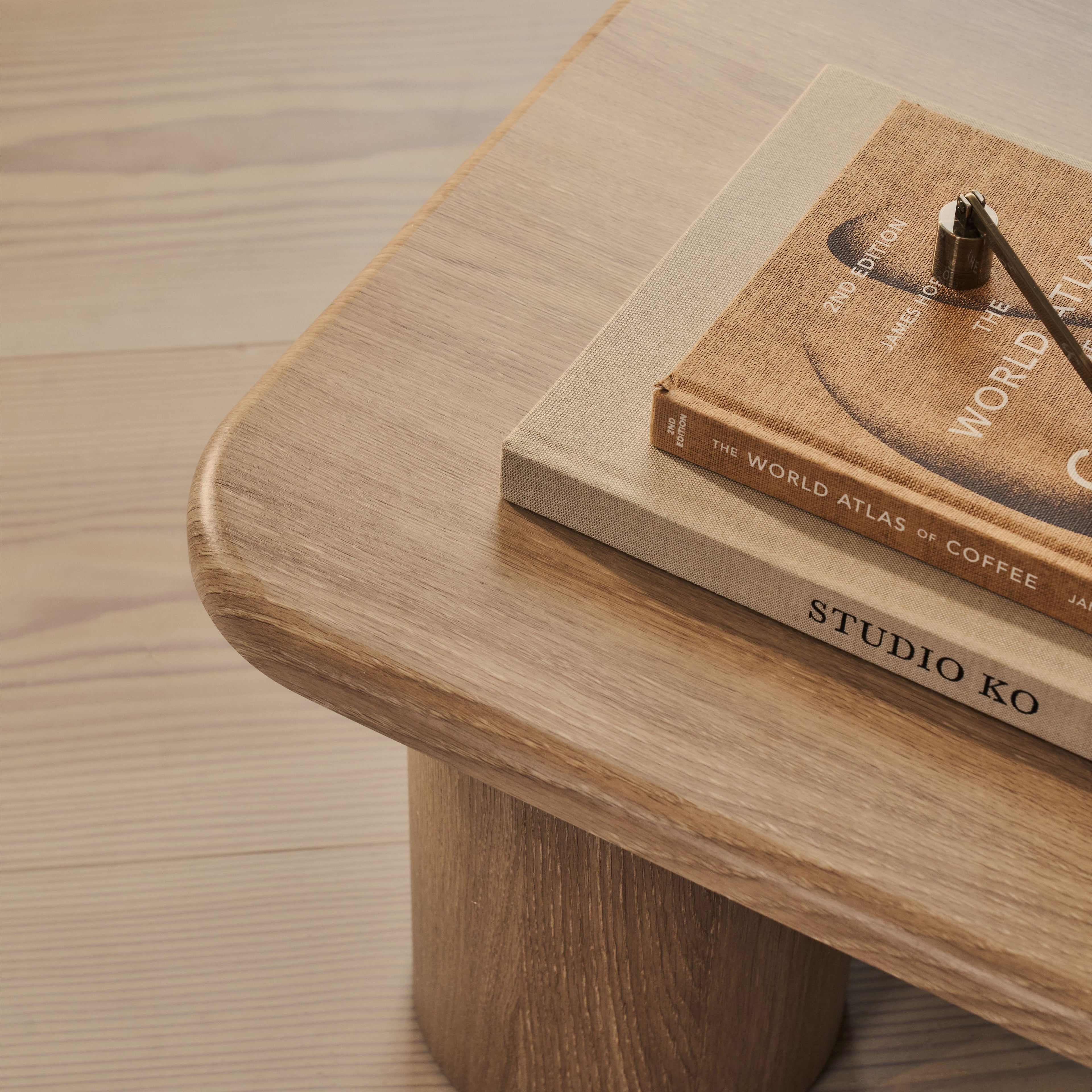 Alina - Washed Wood Rectangular Large Wooden Coffee Table