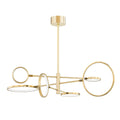 Saturn Pendant Light - Aged Brass & Matte White