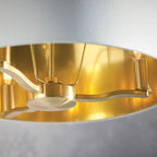 Hattie 1 Light Pendant Light - Brushed Gold