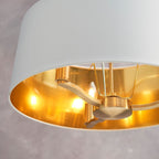 Hattie 1 Light Pendant Light - Brushed Gold