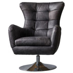 Hudson Living Bristol Antique Armchair - Black