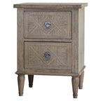 Mustique 2 Drawer Bedside Table
