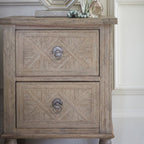 Mustique 2 Drawer Bedside Table