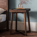 Boho Retreat Bedside Table - Brown