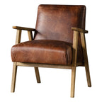 Neyland Occasional Chair - Vintage Brown Leather