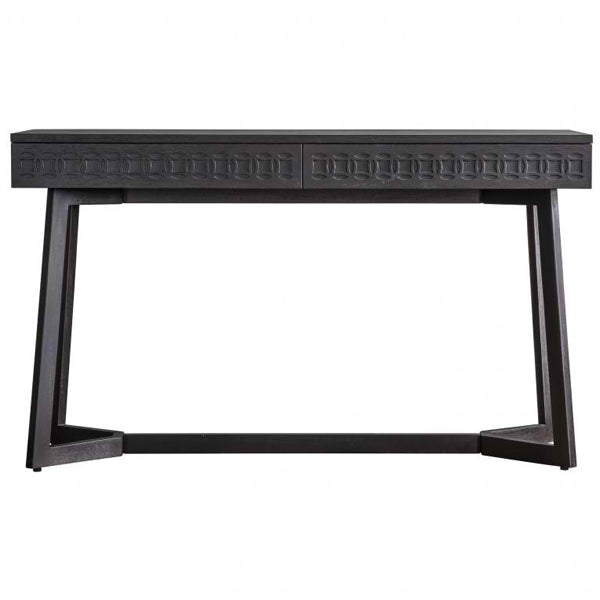 Boho Boutique 2 Drawer Desk - Black