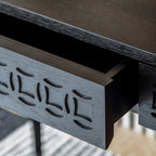 Boho Boutique 2 Drawer Desk - Black