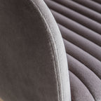 Murray Velvet Chair - Grey