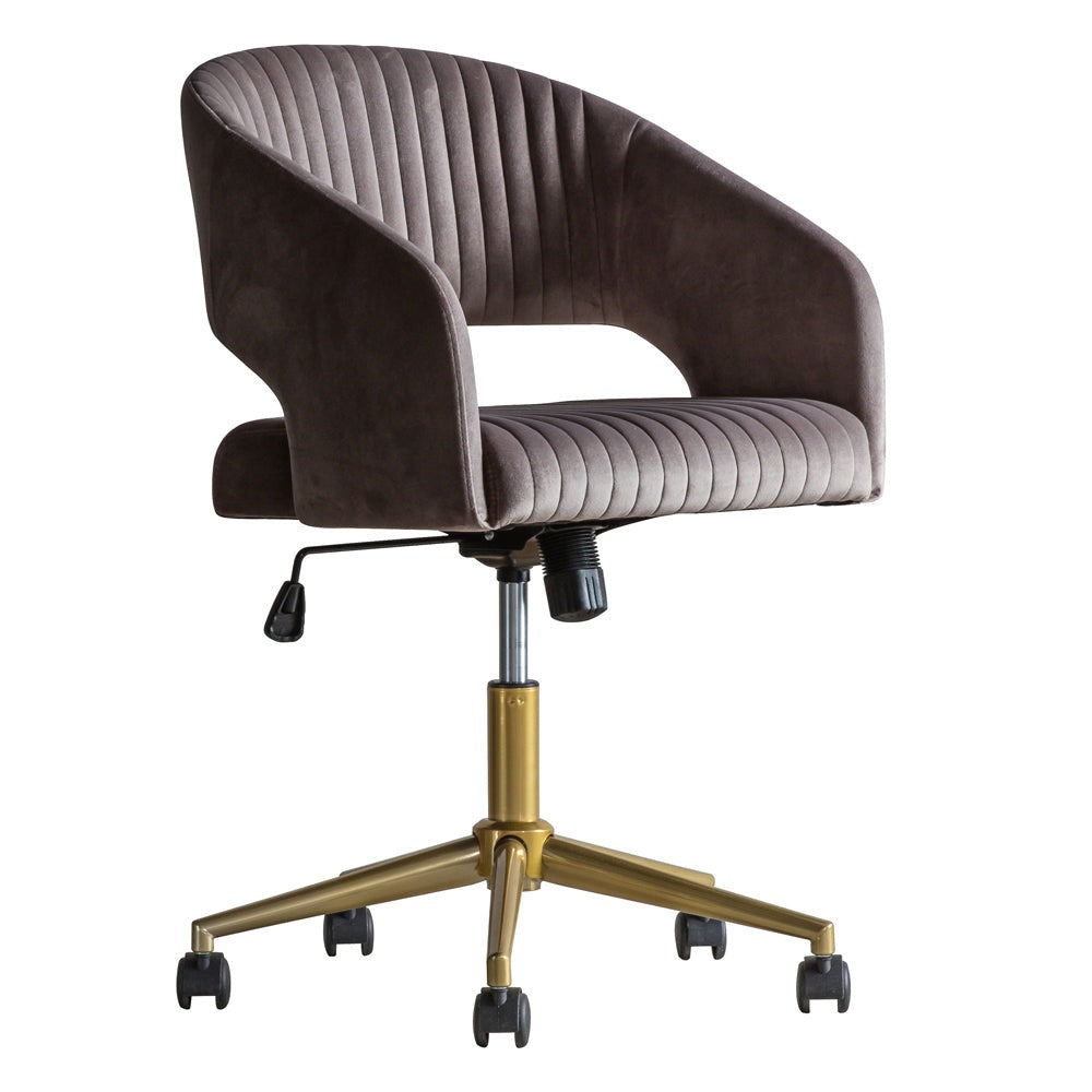 Murray Velvet Chair - Grey