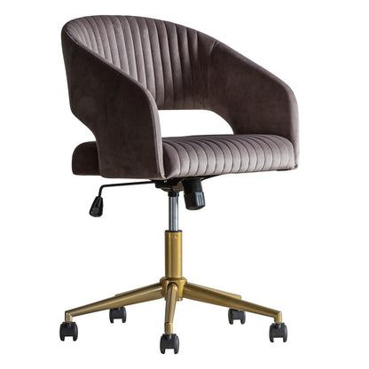 Murray Velvet Chair - Grey