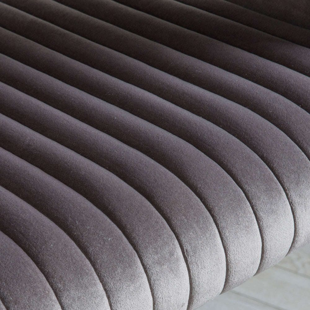 Murray Velvet Chair - Grey