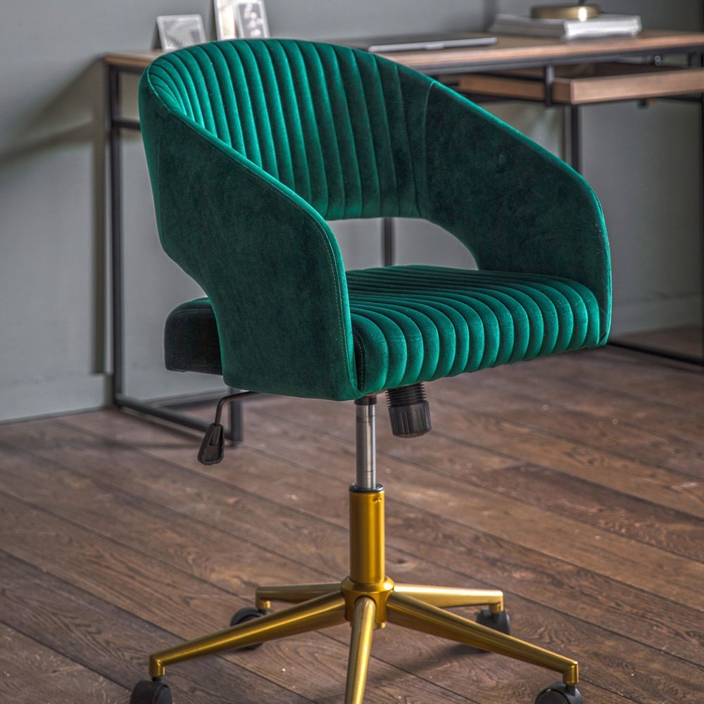 Murray Velvet Chair - Green