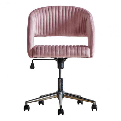 Murray Velvet Chair - Pink