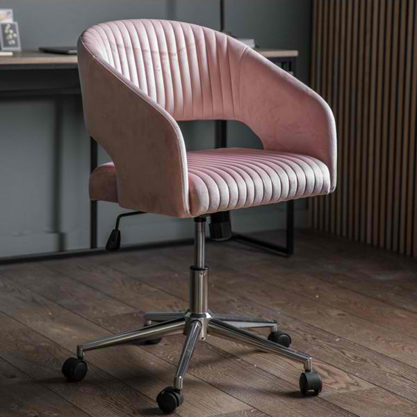 Murray Velvet Chair - Pink