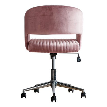 Murray Velvet Chair - Pink