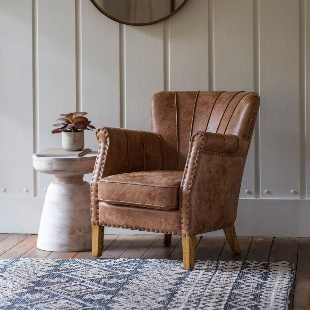 Hickman Armchair - Brown