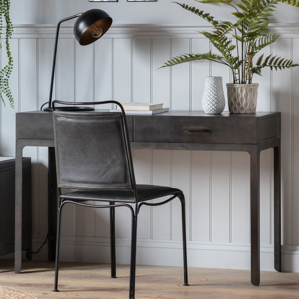 Ottinge 2 Drawer Desk - Grey