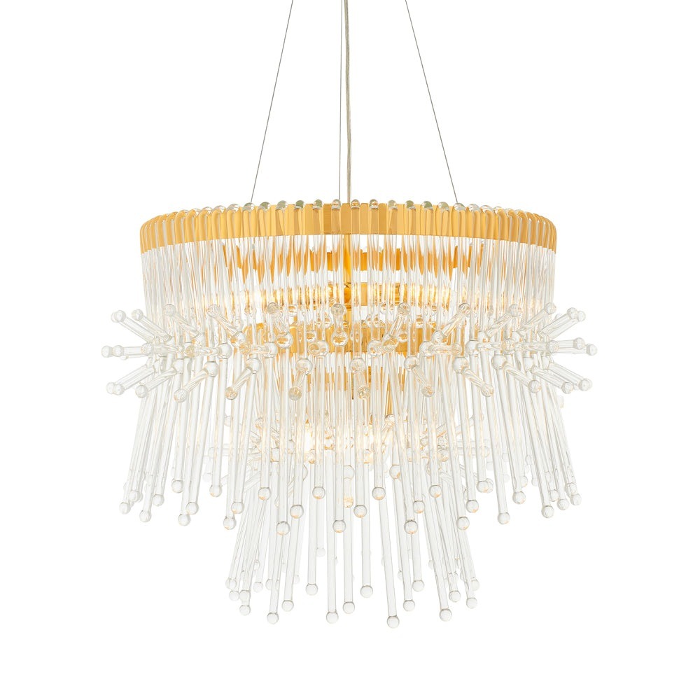 Lily 9 Pendant Light - Gold