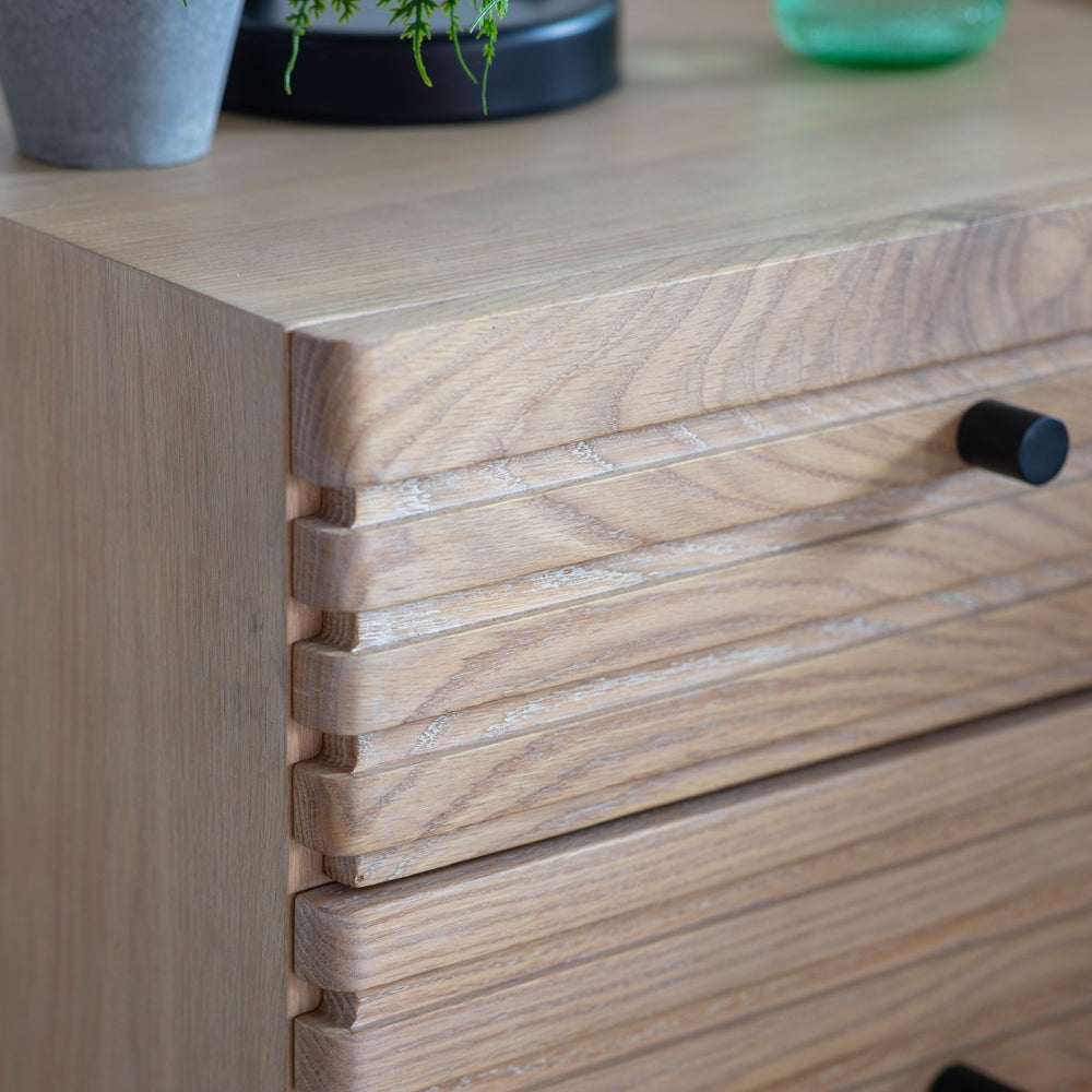 Okayama 2 Drawer Bedside - Natural