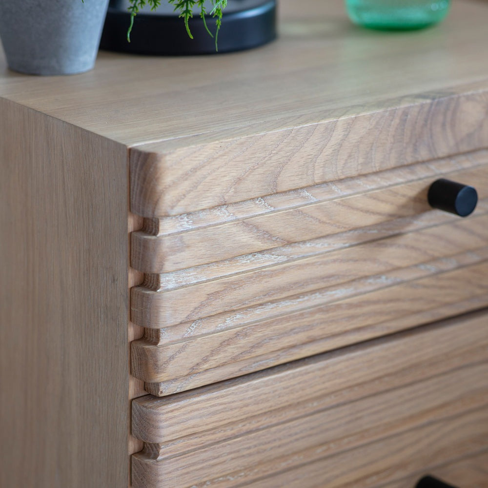 Okayama 2 Drawer Bedside - Natural