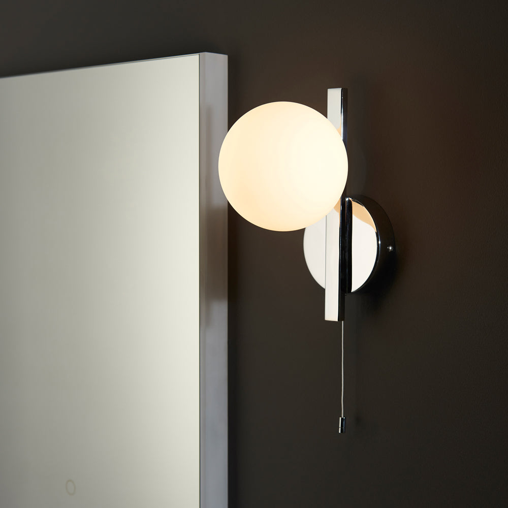 Melody Bathroom Wall Light - Chrome