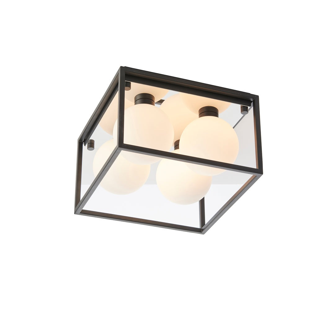 Harper Bathroom Ceiling Light - Black