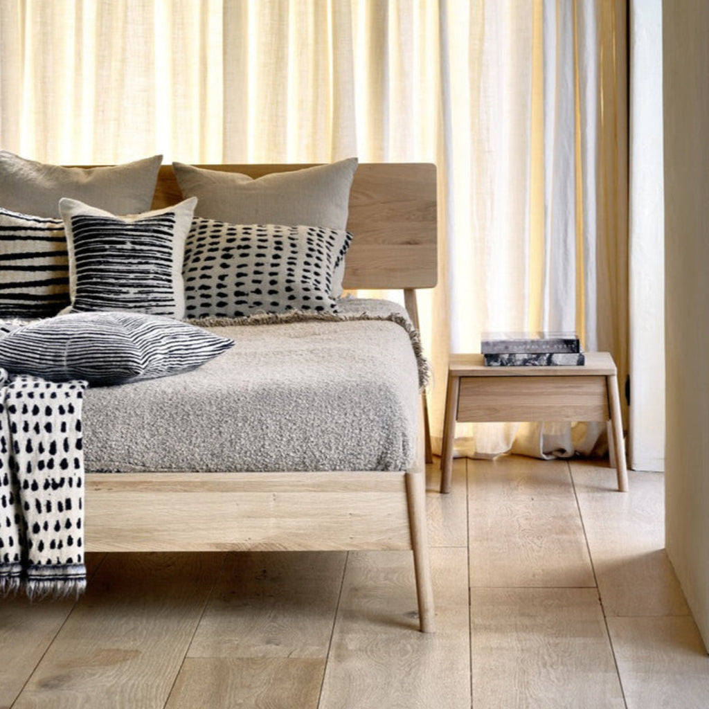 Air 1 Drawer Bedside Table - Oak