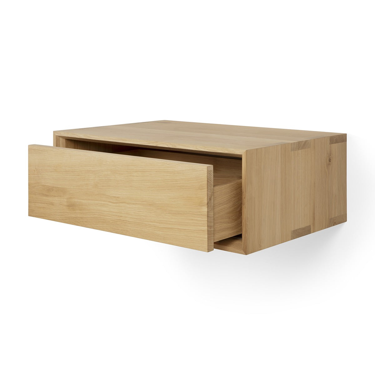 Nordic Ii 1 Drawer Hanging Bedside Table - Oak