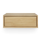 Nordic Ii 1 Drawer Hanging Bedside Table - Oak