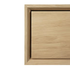 Nordic Ii 1 Drawer Hanging Bedside Table - Oak