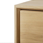 Nordic Ii 1 Drawer Hanging Bedside Table - Oak