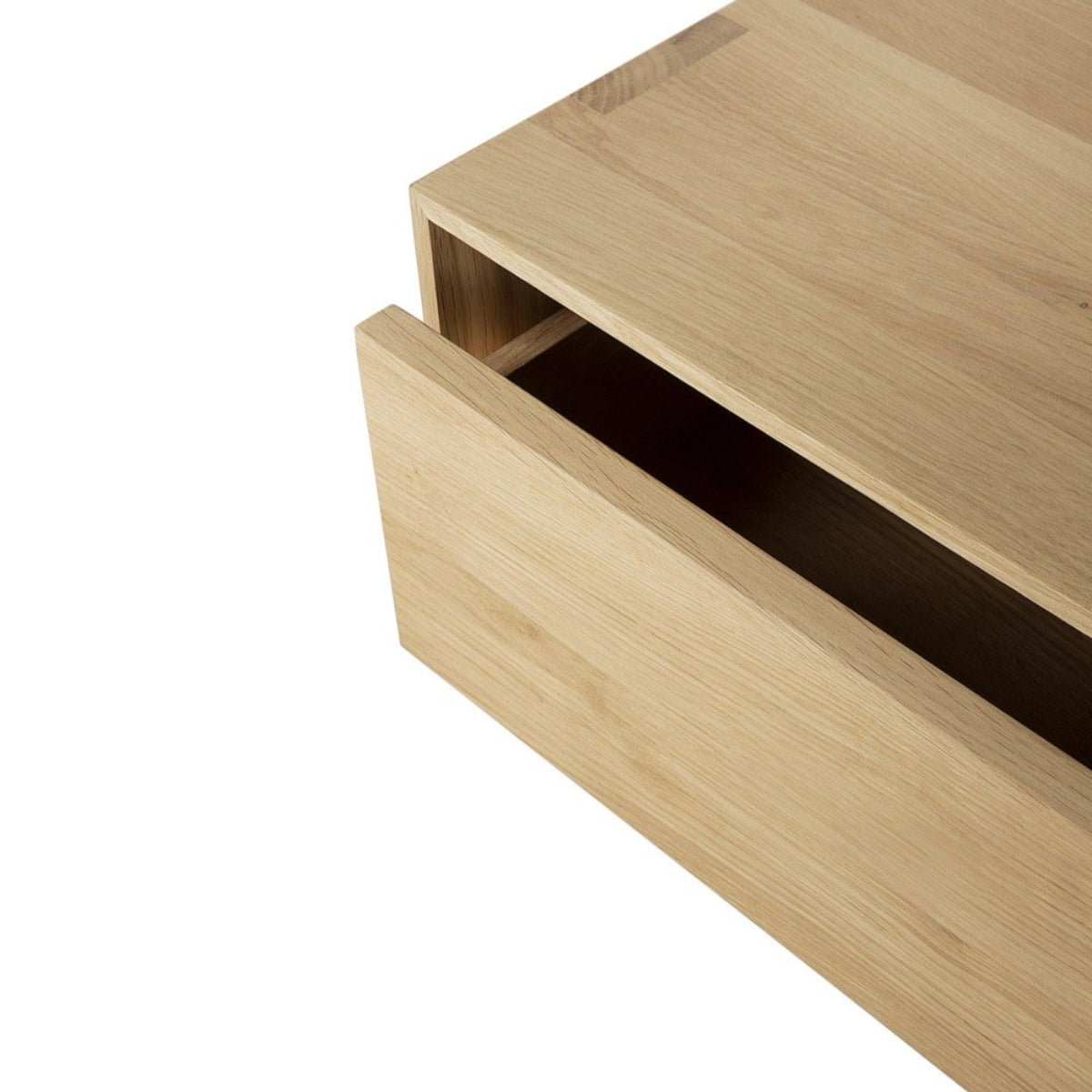 Nordic Ii 1 Drawer Hanging Bedside Table - Oak
