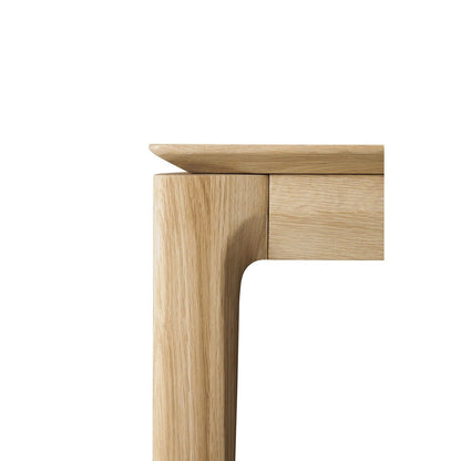 Bok Rectangular Desk - Varnished Oak