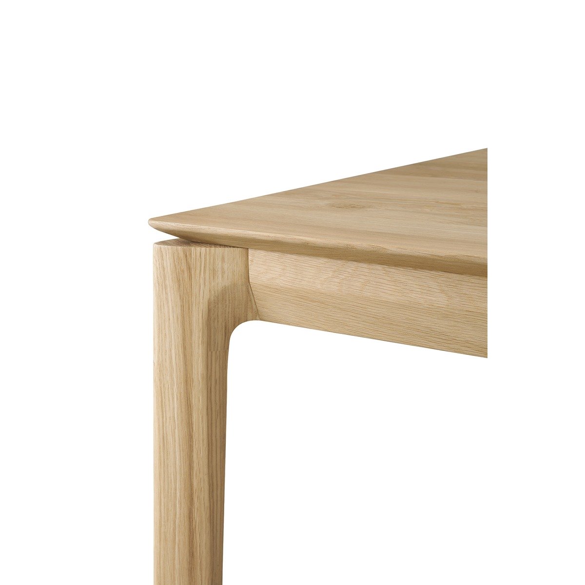 Bok Rectangular Desk - Varnished Oak