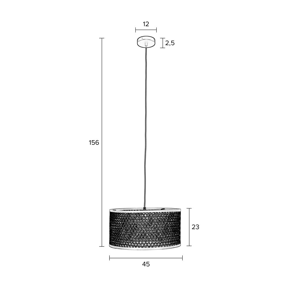 Ishmael Pendant Light - Bamboo