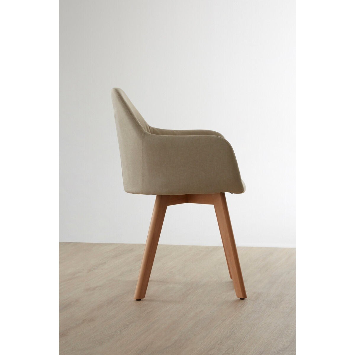 Stockholm Fabric Chair - Stone