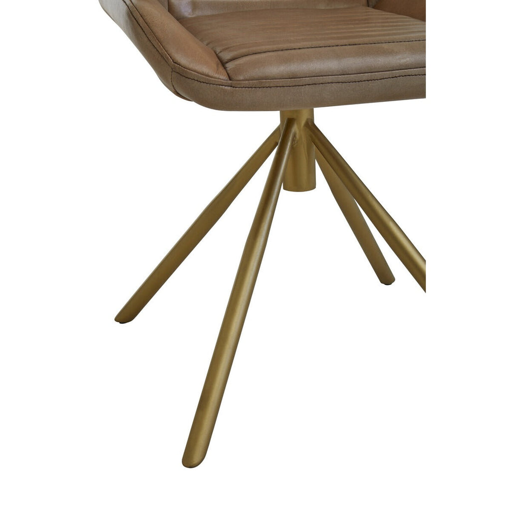 Buffalo Leather Chair - Grey