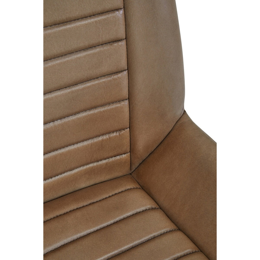 Buffalo Leather Chair - Grey