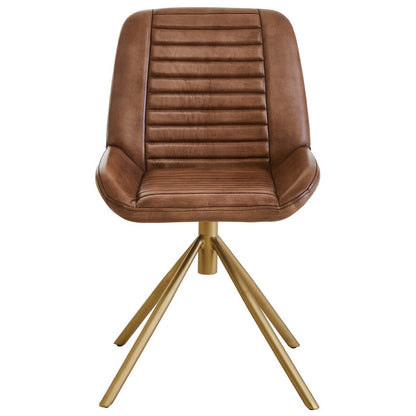 Buffalo Leather Chair - Brown