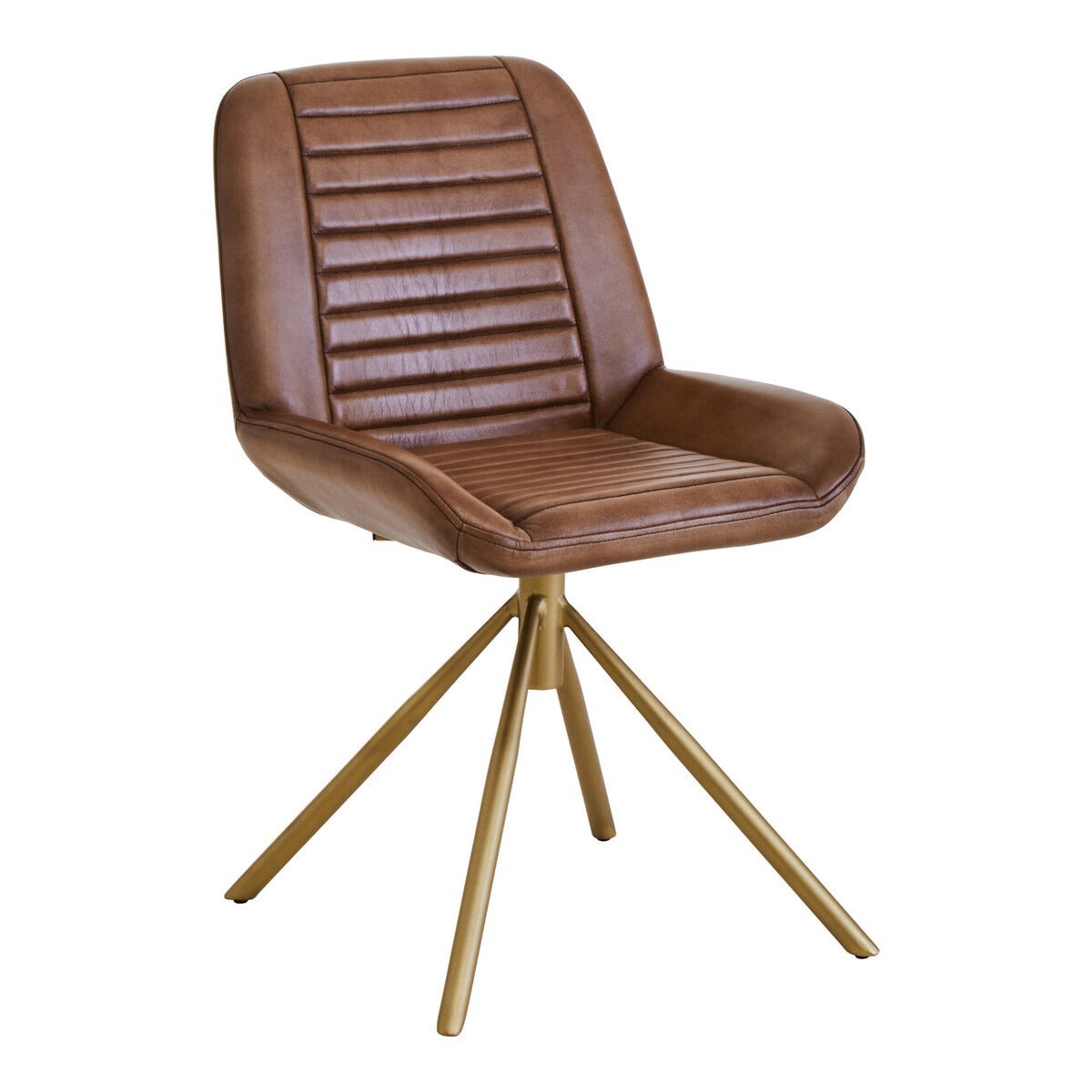 Buffalo Leather Chair - Brown