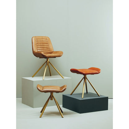 Buffalo Leather Chair - Brown