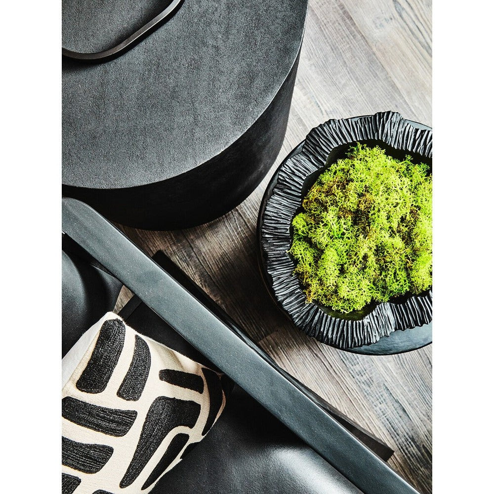 Buffalo Leather Armchair - Black