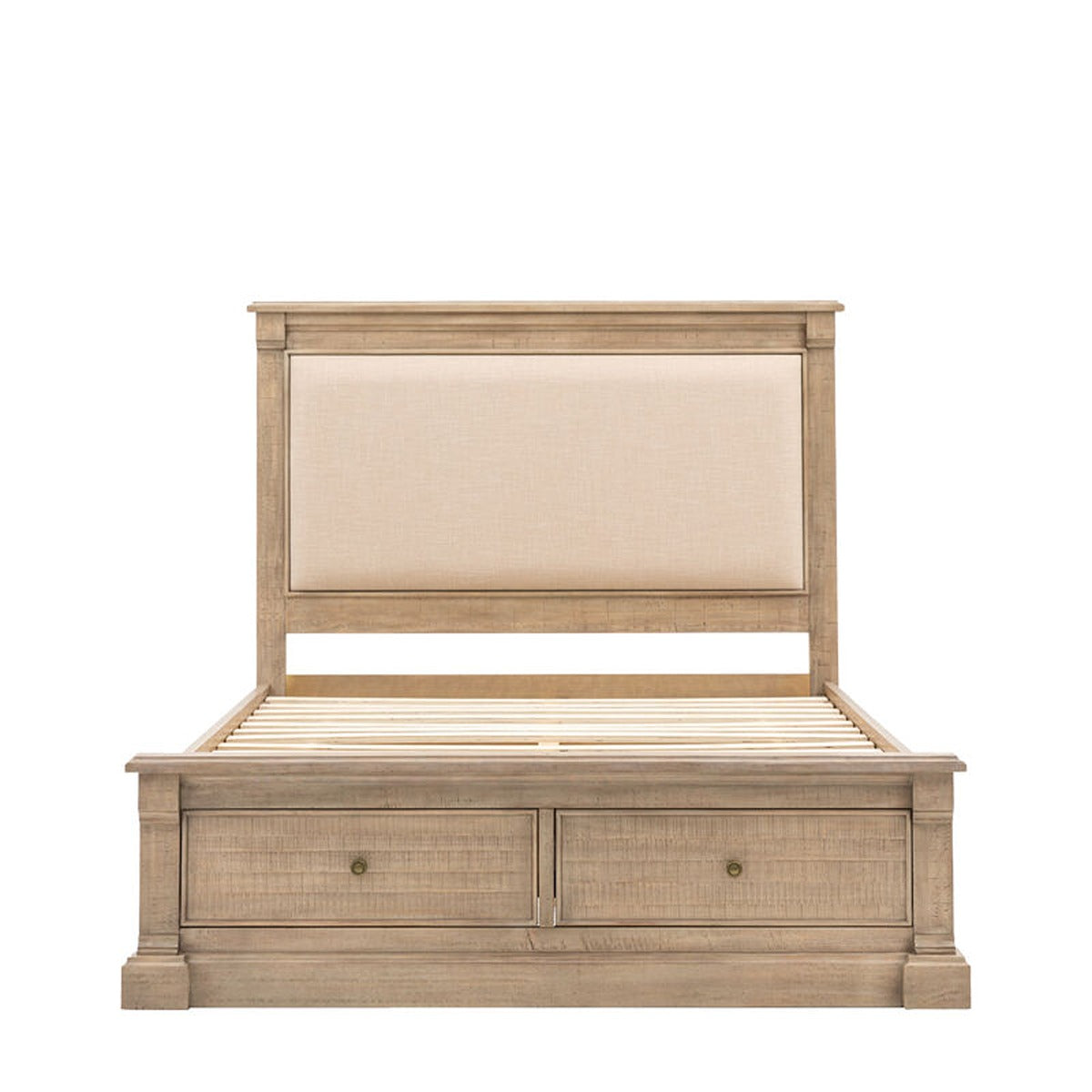 Newbury King Size Bed - Natural