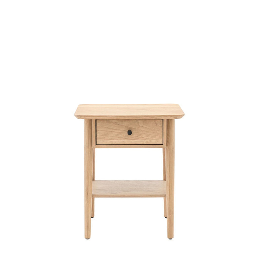 Alston 1 Drawer Bedside Table - Natural