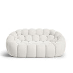 Lumo Classic: White Bubble Sofa for Two, Compressed – Model 02