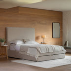 Nilah King Size Bed - Natural