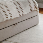 Nilah King Size Bed - Natural