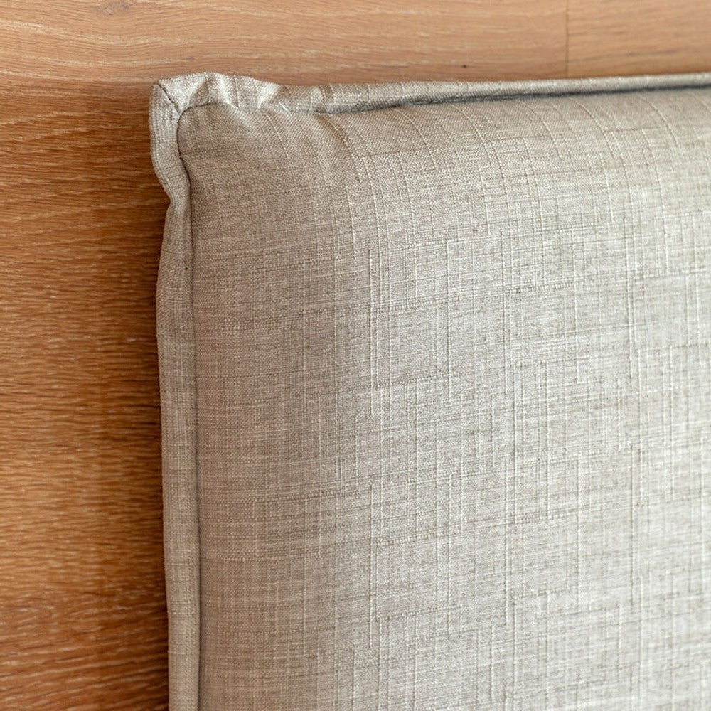 Nilah King Size Bed - Natural