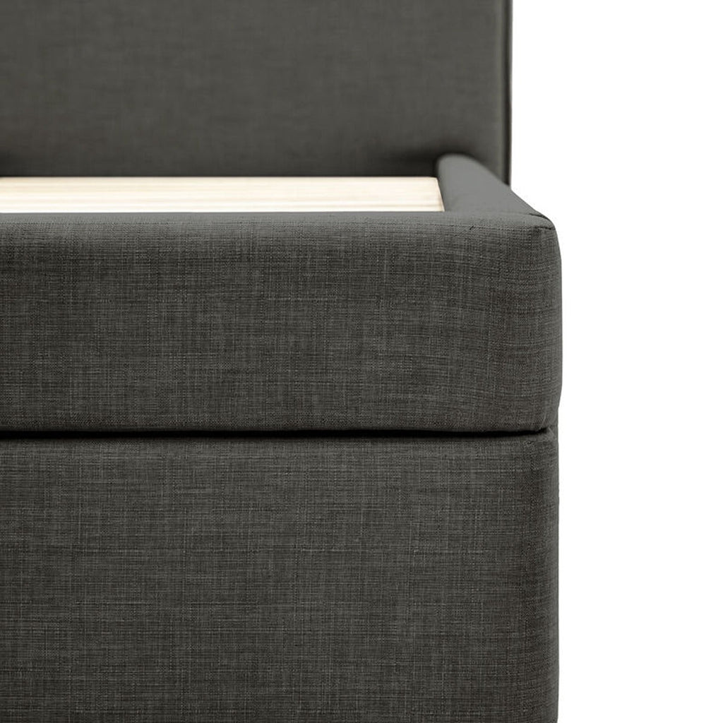 Nilah King Size Bed - Smoke